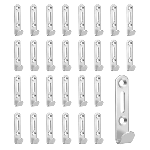 Xingch 30 Stück Planenhaken Anhänger 54 * 12mm Metall Netzhaken Befestigungshaken für Anhänger Plane Abspannhaken zur Befestigung von Planen, Abdeckplane Anhänger, Anhängernetzen