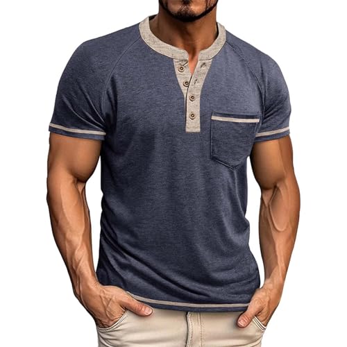 Generisch Herren Polo Shirts Mit Reißverschluss Klassisch Stretch Schmale Passform Freizeit- Und Arbeitskleidung Poloshirt Schwarz Poloshirts