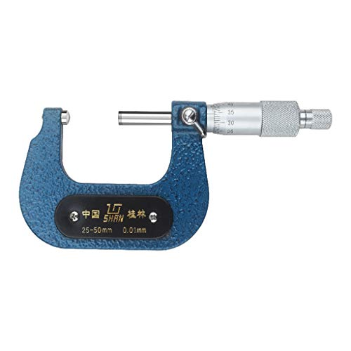Mikrometer Wandstärke Mikrometer 25-50mm / 0,01 mm Kugelkopf Mikrometer Dicke Mikrometer Instrument