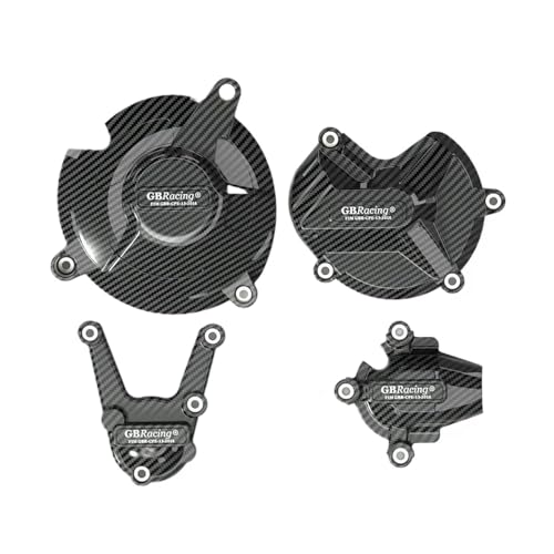 UTWWCIGC Motorräder Schutzhülle Kurbelgehäuse Nylon Motorrad Motor Schutz Kit Stator Abdeckung Teile Für BMW S1000r 2017-2020 S1000rr S1000xr 2015-2020 Statorsturzschutz(Carbon Fiber)