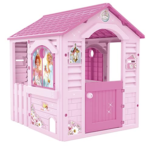 Chicos - Pink Princess Spielhaus Kinder Outdoor | Robuster und langlebiger | Gartenhaus Kinder für Jungen und Mädchen ab 2 Jahren, Rosa (89613)