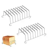 ANYUANKW 2 Stück Toastständer Edelstahl Scheibe Toast Rack Brot Toastregal für Küchenrestaurants Hochzeit Geburtstagsfeier Brothalter