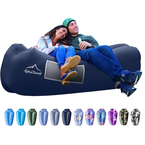 AlphaBeing aufblasbare lounger beste air lounger für reisen, camping, wandern ideal aufblasbare couch für pool marine