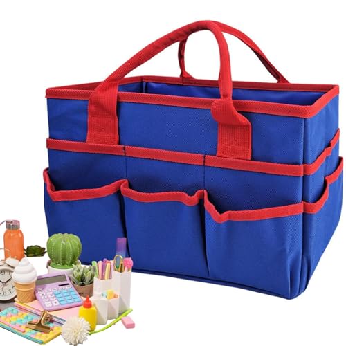 Garten-Werkzeugtasche, große Kapazität, Tragetasche, Lehrer-Aufbewahrungstasche, für Handwerk und Kunst-Organisation, vielseitige Aufbewahrung, ideal für den Außen- und Innenbereich, robust und