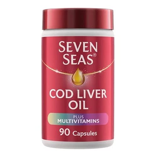 Seven Seas Lebertran Plus Multivitamine Omega-3 Fischöl 90 Kapseln