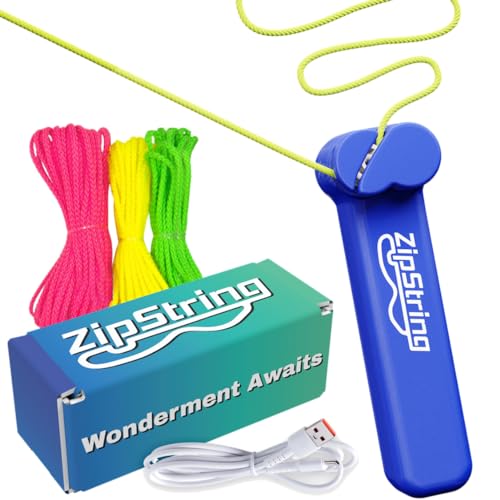 Pioupiou et Merveilles ZSV423 Zipstring-Balance zwischen Stärke und Schwerkraft-Figuren erstellen-3 Farben von Seilen in 3 Größen-unendliche Möglichkeiten-Geschenkidee-Kinder-Jugendliche-Erwachsene