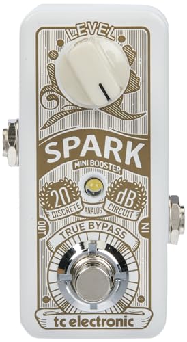 TC Electronic SPARK MINI BOOSTER Ultrakompaktes Booster-Pedal mit PrimeTime-Schaltung und vollständig analogem Design