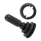 Außenspiegelknopf, 1 Satz Stabiler Gummi + ABS Außenspiegeleinstellgriff Ersatz Passend für Fiesta MK6 2001-2006
