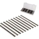 10 Stück hobelmesser,hobelmesser 82mm,elektrohobel,82mm Hobelmesser,Professional Holz Ersatzmesser Wendeklingen für Hobel Handhob Holzbearbeitungsmaschinen 10Stk