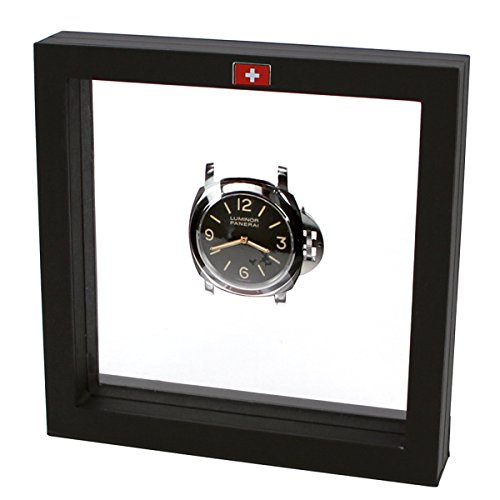 Uhren-Schweberahmen 3DT schwarz von BULLONGÈ