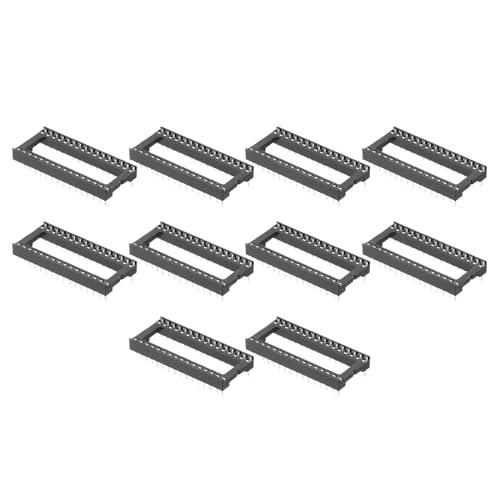QUARKZMAN 12 Stück DIP IC-Chip-Sockeladapter, 2,54 mm Raster 32 Pin Gatter Löten Flachschaltungschip