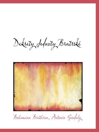Dekrety Jednoty Bratrské