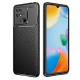 Telefonschutz Compatible with Xiaomi Redmi 10c Case Anti-Shock Shatter-resistenter Mobiltelefongehäuse, weiche Lederbeschaffenheit Tpu. Ultra dünnes stoßfestes Telefongehäuse, weiche Microfaser-Futter