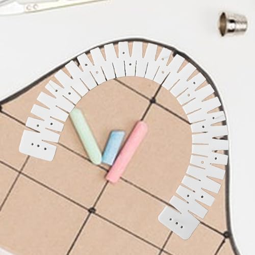 Bügellineal Hitzebeständig, Heißes Lineal, Heißbügelmaßstab Für Näharbeiten, Heißbügellineal Hot Ironing Ruler, Spezialisiert Auf Bügeln Zum Säumen Von Hosenstoff Polsterung Nähen Stoffen Blättern