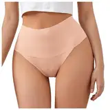 SRZYMJ Unterwäsche Frauen Dessous Set Unterhosen Damen Bauchweg Mit Spitze Tangas High Waist Strings Damen Mit Breitem Bund Panties Slips Damen Nahtlos Hohe Taille Hipsters Für Dessous Strümpfe Damen