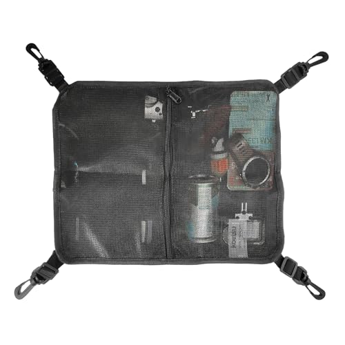 dabinzhijia Surfboard Deck Bag, Paddleboard Deck Bag, Marine Board Mesh Storage Bag, Mesh SUP Deck Dry Bag für Kajak, Boot, Kanu, Rafting (schwarz)