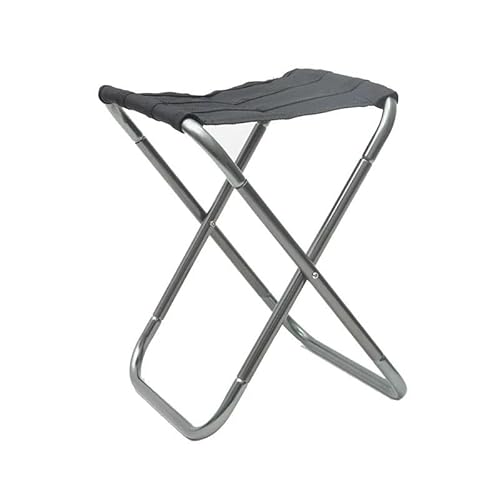 AD-BCrbgen Gartenklappstuhl - Deluxe Klappstuhl, extra breiter, Leichter Outdoorstuhl, for Camping, Outdoor(Silver)