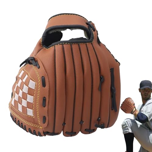 Baseball-Handschuhe für, Baseball-Handschuhe für Erwachsene | Handwurfhandschuhe,Robuste Outfielders-Baseballhandschuhe, linkshändiger Teeball-Softball-Handschuh zum Spielen für Kinder und Erwachsene