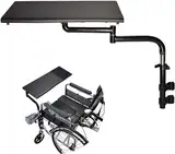 kaileFURN Wheelchair Tray Ergonomic Wheelchair Computer Desk, Adjustable Distance and Height, Universal Trays Removable Wheelchair Lap Tray Table for Eating Reading & Resting