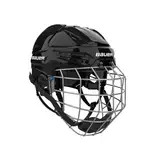 Bauer Re-Akt 55 Eishockey Helm Combo Senior (Schwarz, Groß)