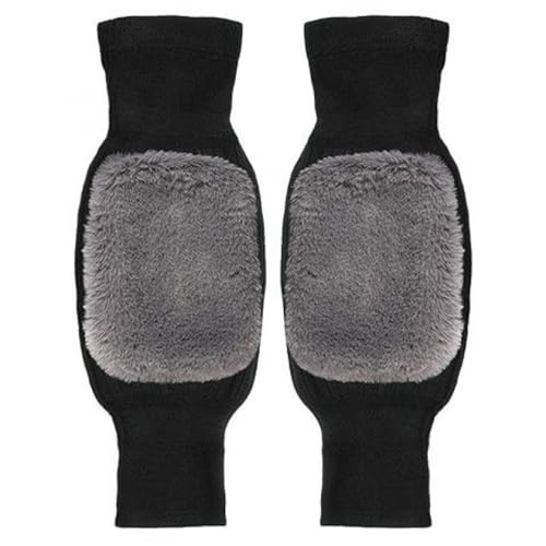Unisex Knee Warmer 1 Paar Winter Knie Pads Warme Männer Frauen Doppel Dicke Wolle Schutz Knie Plus Samt Wind Und Kälte Schutz (Color : T9, Size : 73-90kg for XL)