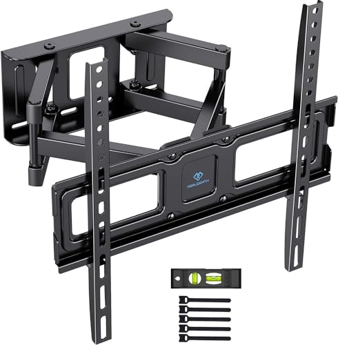 PERLESMITH TV Wandhalterung, Schwenkbare Neigbare TV Halterung für 26-70 Zoll Flach & Curved Fernseher oder Monitor bis zu 45kg, max.VESA 400x400mm