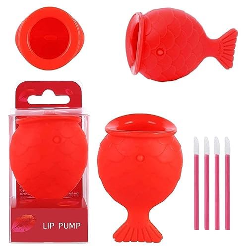 Lip Plumper Device Lip Filler Beauty Pump, weiches Material Pout Lippen Enhancer Plumper Tool, Natural Pout Mouth Tool…