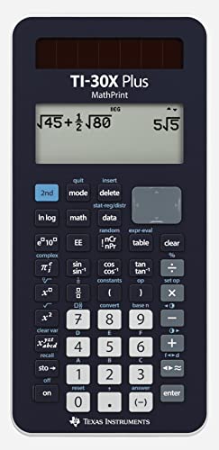 Texas Instruments TI-30X Plus MathPrint Wissenschaftlicher Schulrechner (4-zeilig)