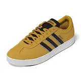 adidas Herren VL Court 2.0 Sneakers, preloved yellow/core black/black blue met., 40 2/3 EU