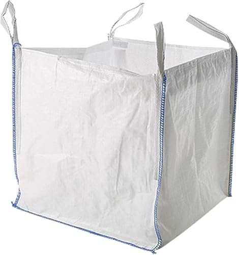 Bulk Bags 1 Tonne Dumpy Sack * * 5 * 1 Tonne FIBC Heavy Duty Woven Material Builders Jumbo Bag für Industrieabfälle, Gartenabfälle, Lagerung, Holzscheit, Premium-Qualität, extra groß (5xOTB)