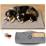 Abby&Ivy hundedecke für unterwegs - 90x70cm- waschbare hundematte für Auto Urlaub und Reisen - tragbare rutschfeste reisedecke - Outdoor Decke für den Alltag