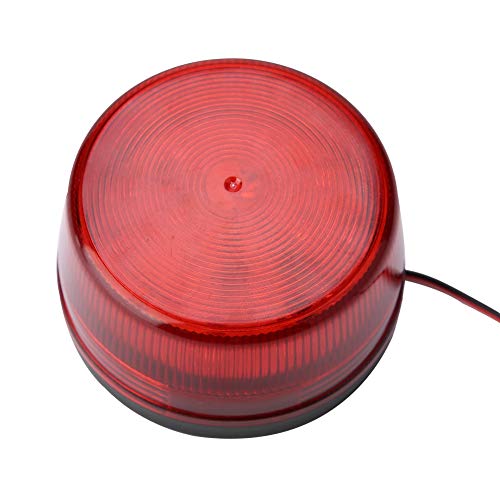 LED Rundumkennleuchte, LED Warnleuchte Rundumleuchte Warnlicht Blinkleuchte Strobe Beacon Light Rotes Blinklicht Blinklampe Sicherheitsalarm Blitzsignal Warnlicht