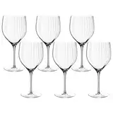 Leonardo Poesia Cocktailglas 6er Set, spülmaschinengeeignete Getränkegläser für Mixgetränke, Höhe 23 cm, 750 ml, 069166