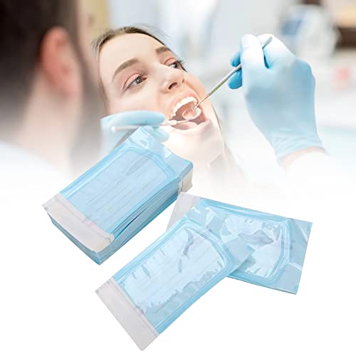 Selbstdichtender Sterilisationsbeutel,Selbstversiegelnde Sterilisationsbeutel,PVC-Dentalsterilisationsbeutel Beutel,Autoklaven-Sterilisatorbeutel für Reinigungswerkzeuge,100PC,70 x 230 mm