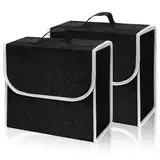 Auto Organizer Kofferraum,2 pcs Kofferraum Organizer aus Filz,Auto Kofferraum Organizer,Kofferraum Organizer klett,Auto Organizer,Kofferraum Tasche (30 * 19 * 27cm)