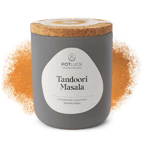 POTLUCK | Tandoori Masala | Gewürzzubereitung im Keramiktopf | 60g | Vegan, glutenfrei und mit natürlichen Inhaltsstoffen