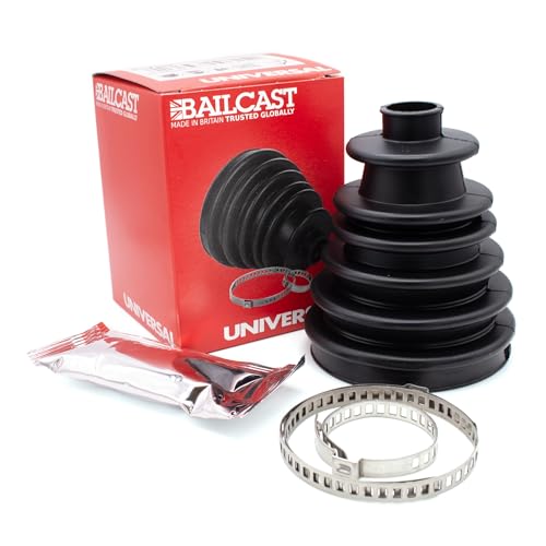 Bailcast CVS18 Universal Split Constant Velocity Gelenkmanschetten-Ersatzset, Schwarz