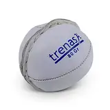 TRENAS Schlagball aus Leder - 80 Gramm - weiß - Für Wettkampf und Training