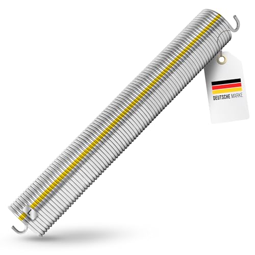 Torsionsfeder für Hörmann Garagentor - in 16 verschiedenen Größen erhältlich - (L701/L20, 387x50x4,5mm) - verzinkte Torsionsfeder aus Federstahl- Erstausrüster Qualität