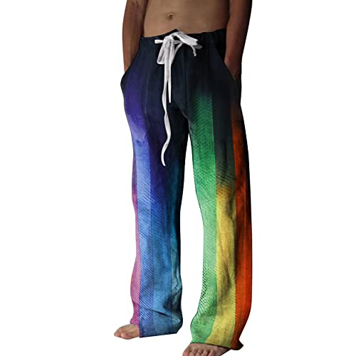 SRZYMJ Hose Herren 3/4 Lang Freizeithose Sommer Leicht Größe 25 Outdoorhose Schnelltrocknend Jogginghose Sommer Leicht Sporthose Cargohose Chino Hose Stoffhose Trainingshose Trekkinghose Schwarz XL