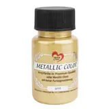 Ideen mit Herz Metallic Color | Metallic-Farbe | hochwertige Acrylfarbe in Premium-Qualität mit edlem Metallic-Glanz und hoher Farbpigmentierung | 50 ml (gold)