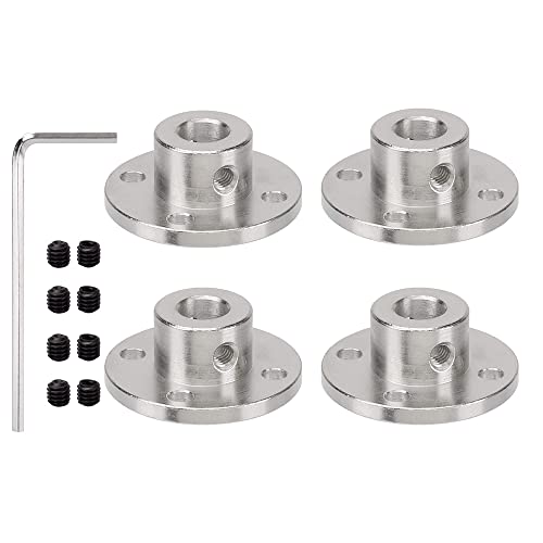 CENPEK 4 x 8 mm Flanschkupplung, starre Führung, Modell-Kupplung, Zubehör, Schaft-Achse, Armaturen für DIY RC-Modell-Motoren.