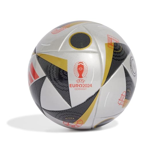 Adidas Fussballliebe Finale Euro 2024 Mini Ball IX4048, Unisex Footballs, Silver, 1 EU