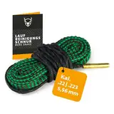 Royal Hunter ® Laufreinigungsschnur I Borensake Kaliber .22 / .223-5,56mm I Laufreinigung für Gewehre und Pistolen Ɩ Premium Bore Snake mit integrierter Messingbürste