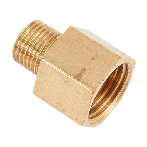 XUXPFJ 1 stücke BSP-NPT Adapter Messing BSP-NPT Adapter 1/8 Männlichen BSPT Zu 1/4 Weibliche NPT Messing Rohr Teile