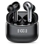 FAMOO Bluetooth Kopfhörer, Kopfhörer Kabellos Bluetooth 5.3 In Ear Kopfhörer mit 4 ENC Noise Cancelling Mic Ear Buds, LED-Anzeige, Kabellose Kopfhörer 52H Tiefer Bass, IPX7 Wasserdicht Ohrhörer