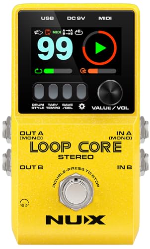 NU-X | Loop Core Stereo Pedal mit HD LCD Farbdisplay