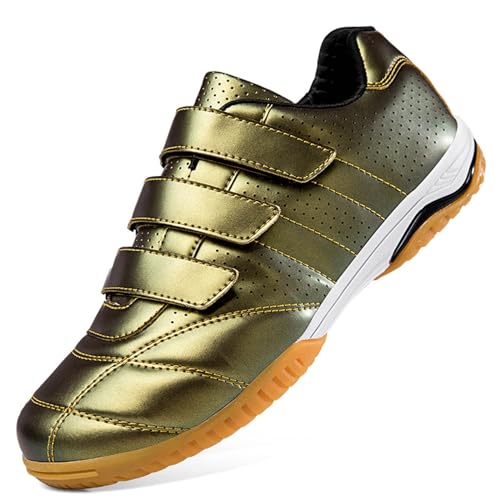 Professionelle Fechtschuhe Lern-Fechtschuhe for Kinder Fecht-Sportschuhe for Herren Und Damen Fecht-Wettkampfschuhe Trainingsschuhe (Dicke : Gold, Size : 34)