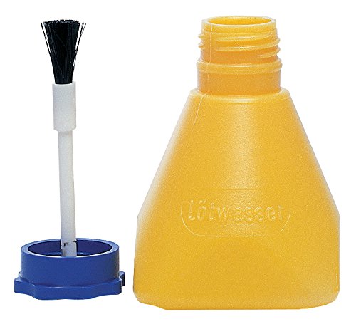 STUBAI Lötwasserfläschchen Gelb mit Auslaufstopp und Pinsel 100ml - 284203
