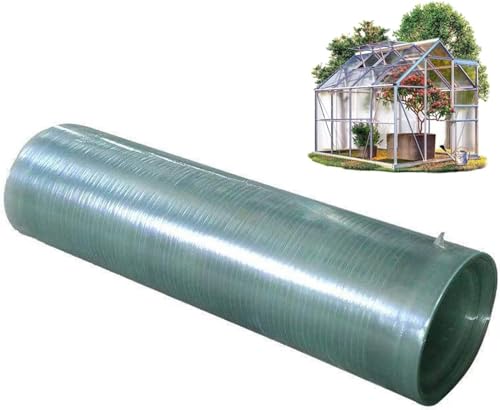 HXRW Polycarbonat-Dachbahn Transparente, regensichere Dachabdeckungen aus Glasfaser mit UV-Schutz, for Ersetzen oder Installieren auf Garagen, Vordächern und Regenschutz Für Garten Landwirtschaft Kons